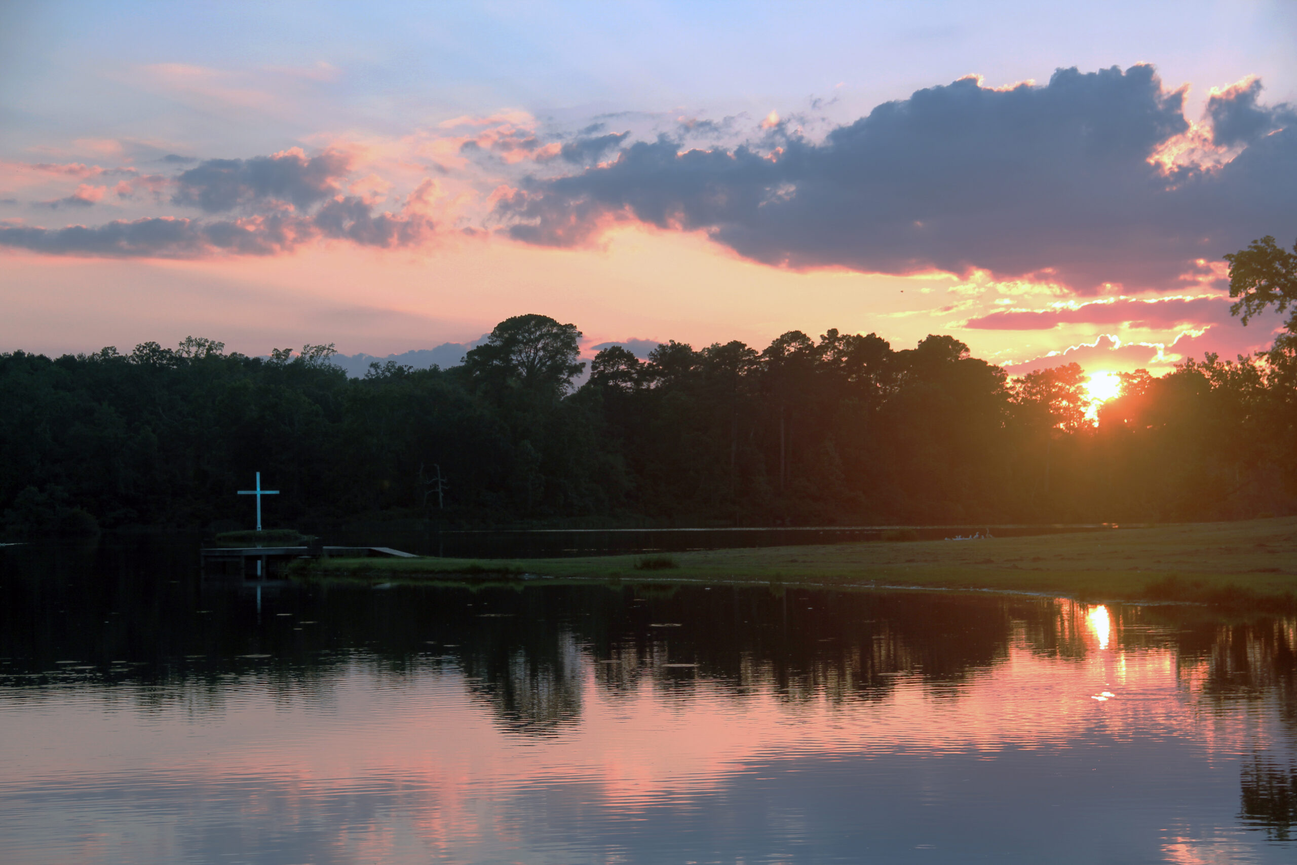 Sunset over Lake Lemons